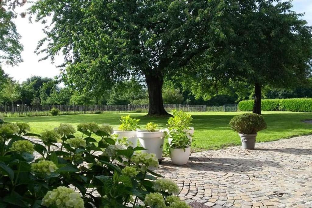 Country House Clos Des Hortensias Blegny Bagian luar foto